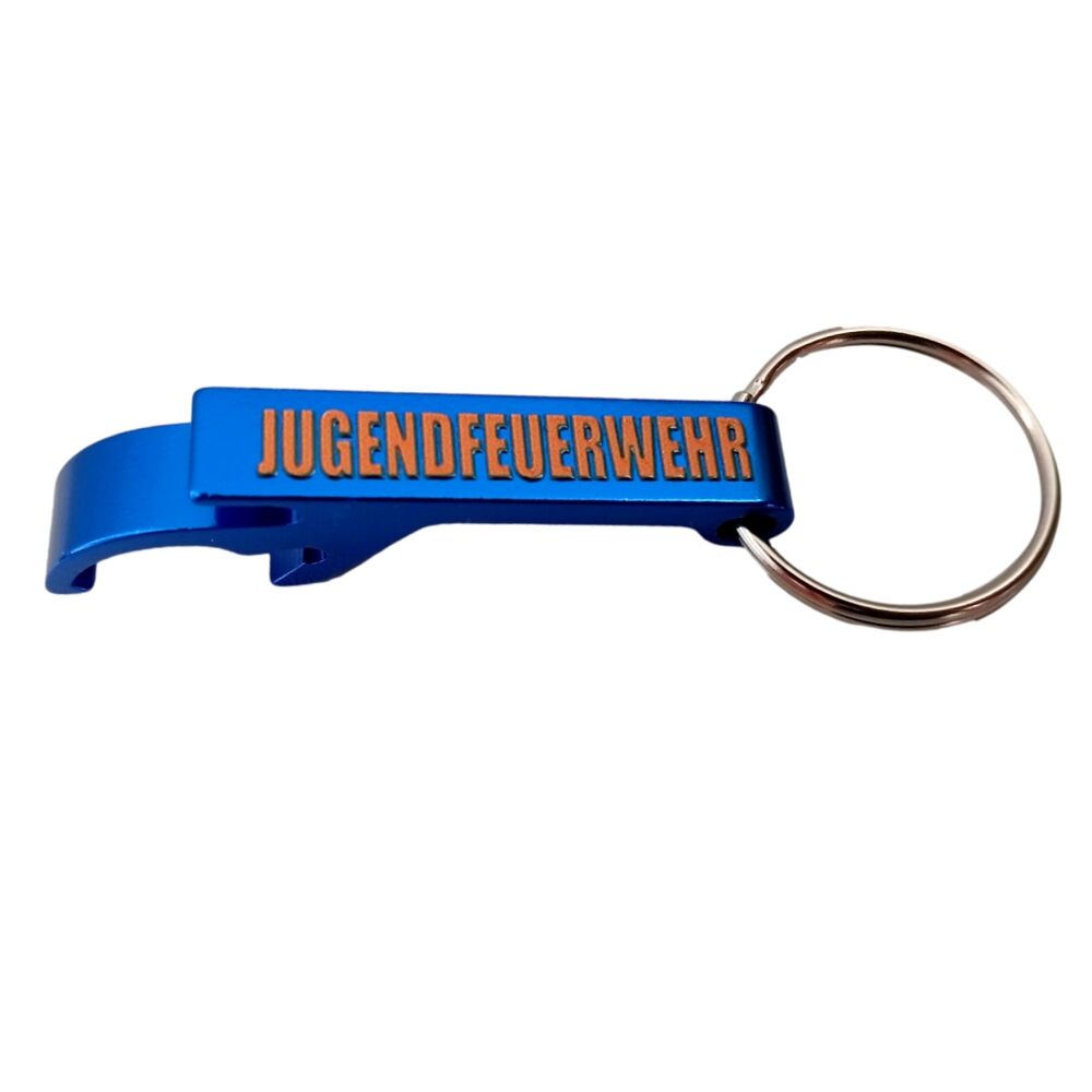 Flaschenöffner Aufdruck JUGENDFEUERWEHR orange