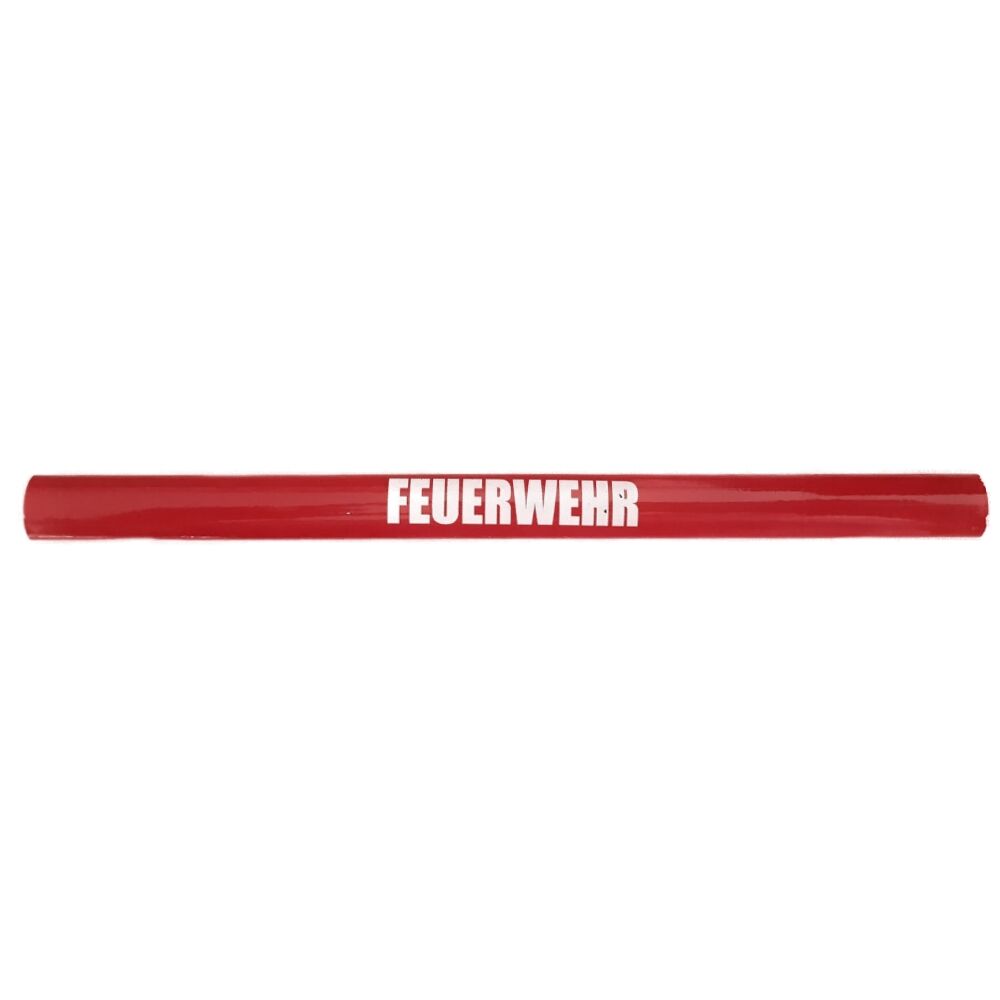 Bleistift rot Aufdruck FEUERWEHR weiß