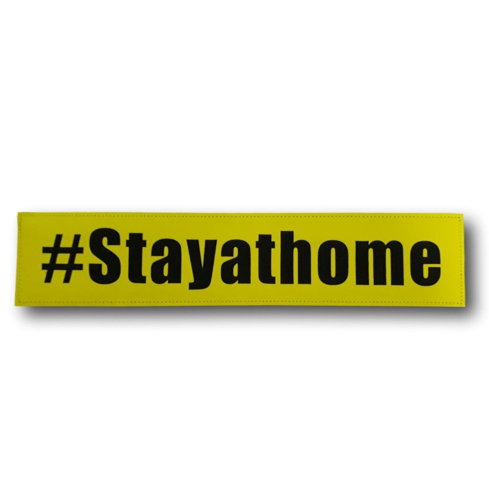 Rückenschild #Stayathome