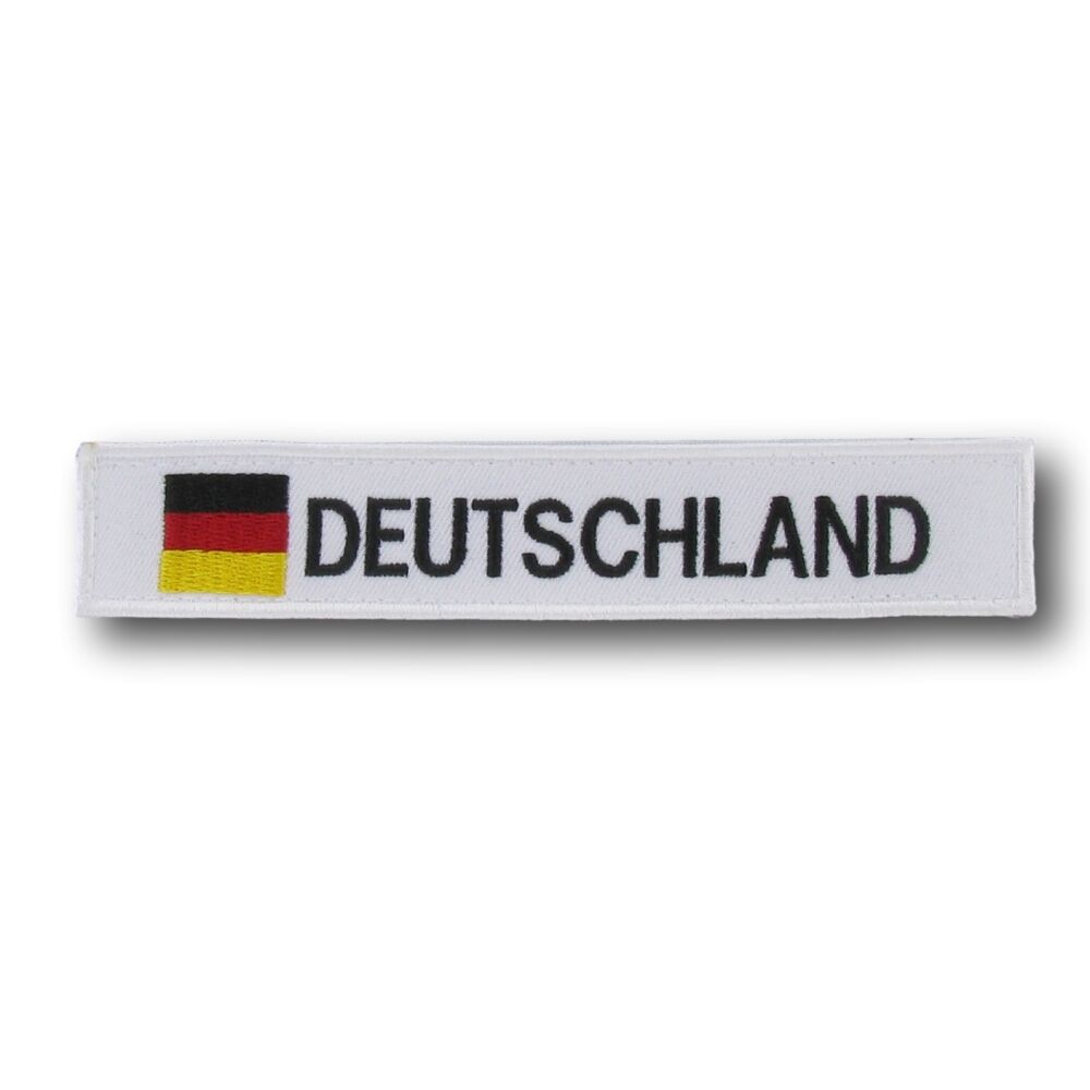 Namenstreifen mit Deutschlandflagge