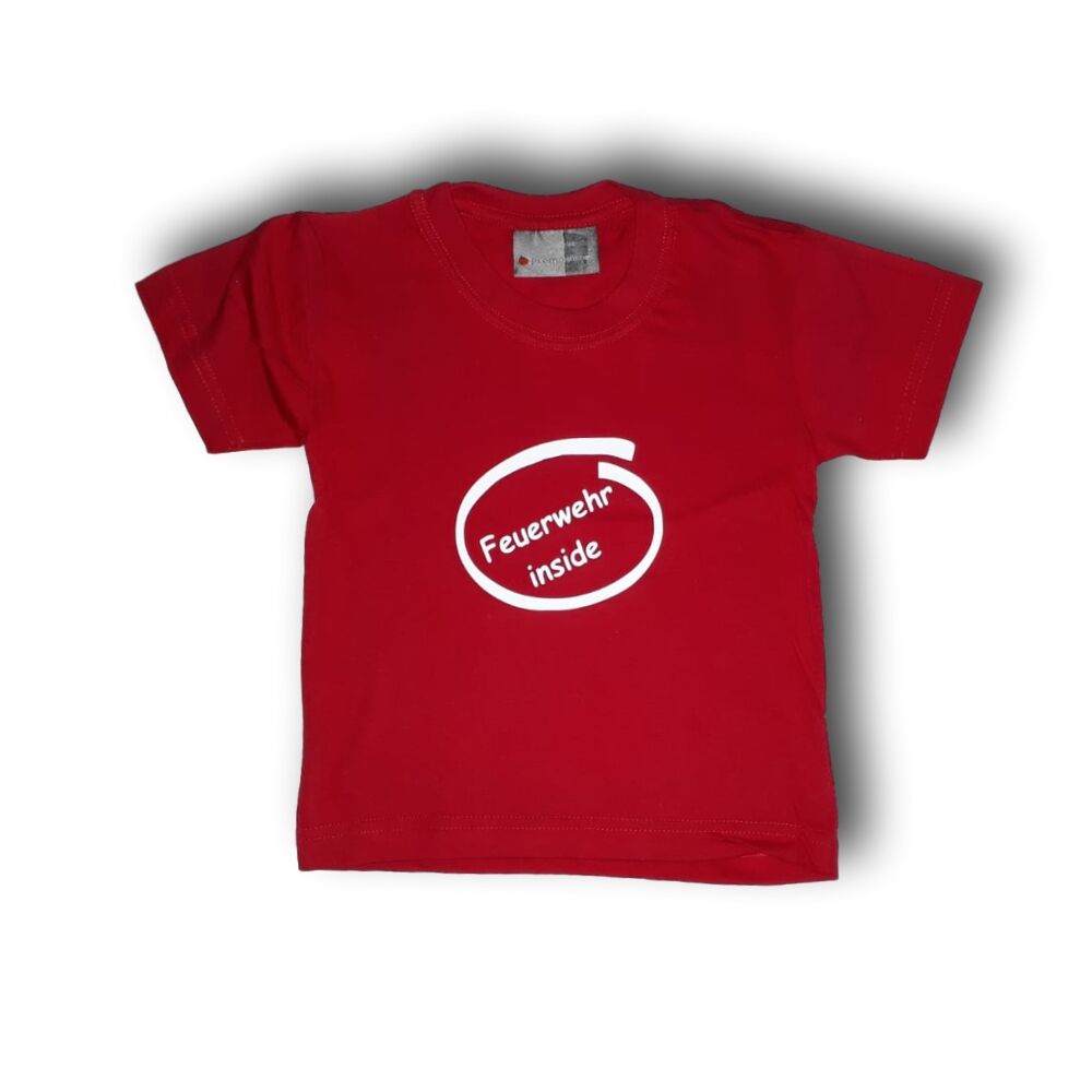 Feuerwehr inside rot Kindershirt