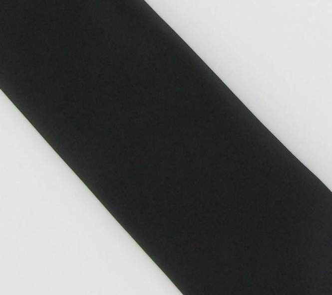 Krawatte neutral schwarz fester Knoten