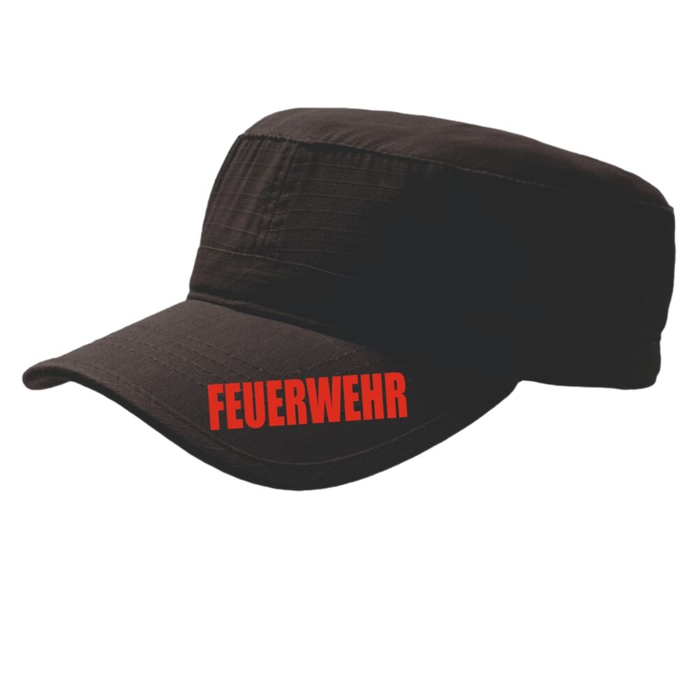US Cap schwarz FEUERWEHR