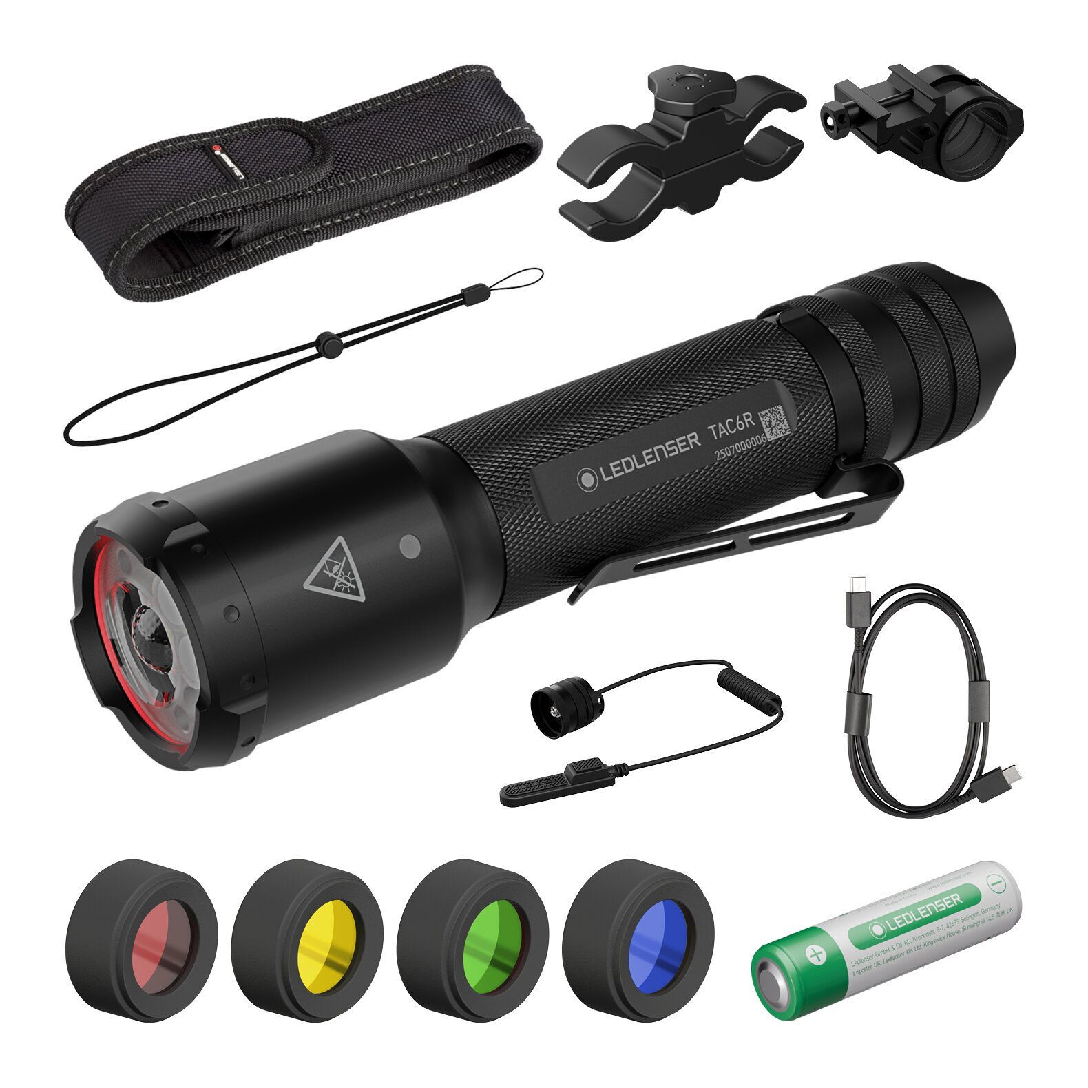 LedLenser Taschenlampe Tactical Outdoor Set TAC6R
