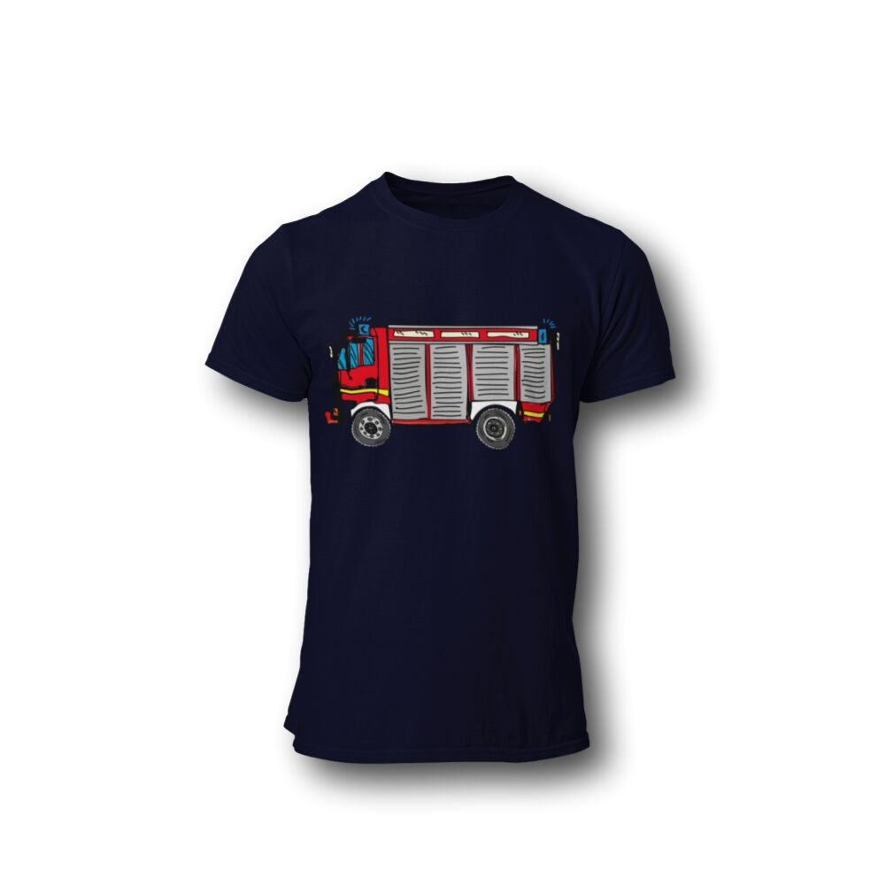 Kinder T-Shirt Feuerwehr Rüstwagen