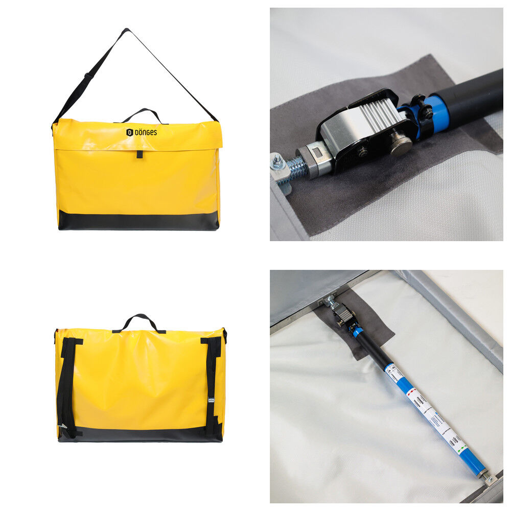 Dönges Rauchschutzvorhang Smoke Defender 70-115 cm; mit Tasche