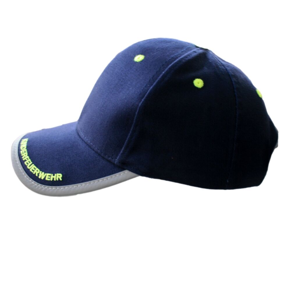 Baseball Cap Kinderfeuerwehr Einstick auf Schirm 