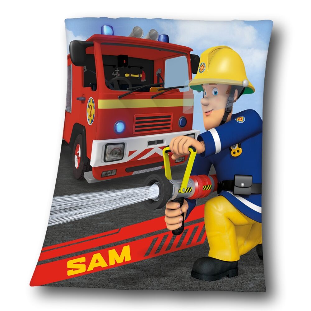 Fleecedecke Feuerwehrmann Sam