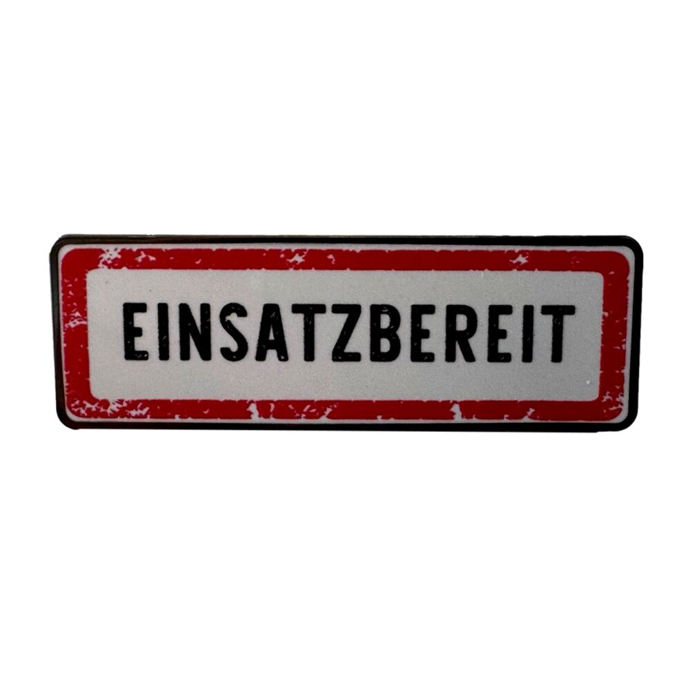 Anstecker Einsatzbereit