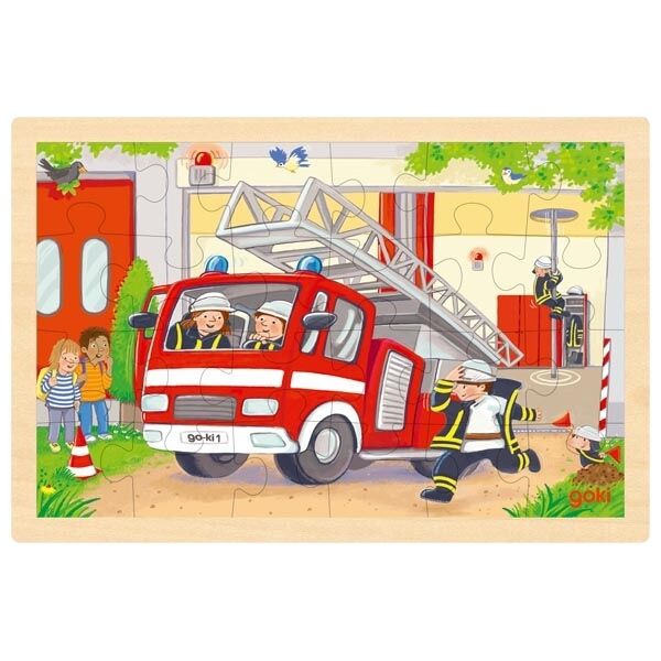 Einlegepuzzle Hubschrauber/Feuerwehr