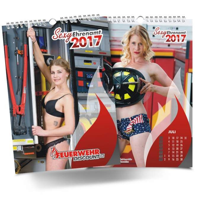 Feuerwehr Kalender Sexy Ehrenamt 2017