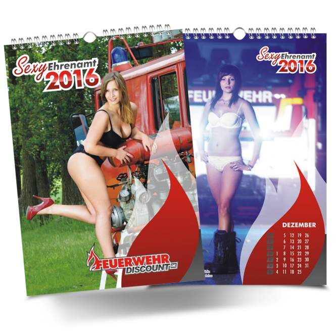 Feuerwehr Kalender Sexy Ehrenamt 2016