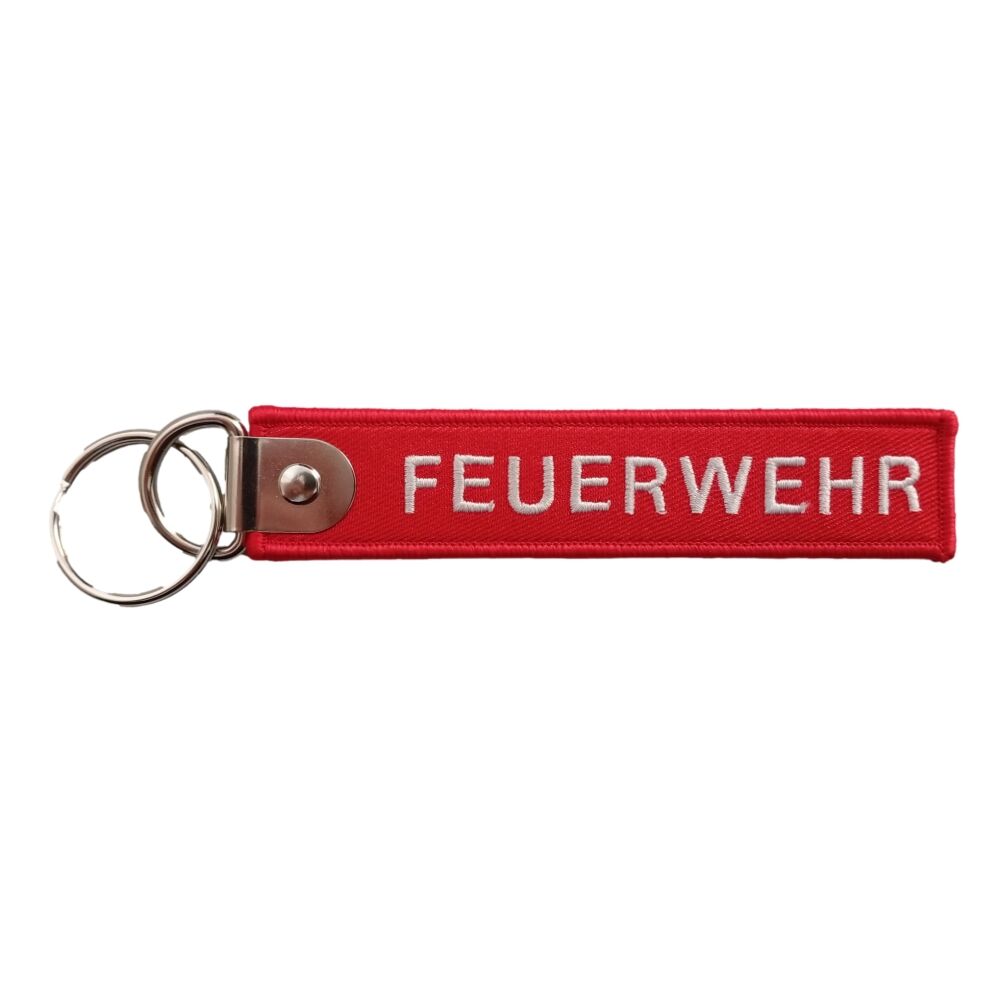 Schlüsselanhänger FEUERWEHR rot Schlüsselanhänger FEUERWEHR rot