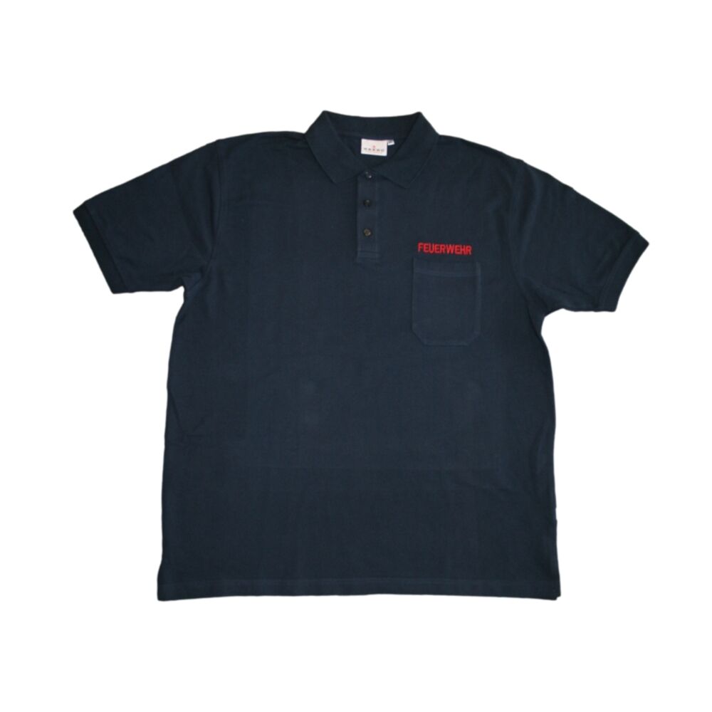 Polo Shirt mit Tasche navy FEUERWEHR