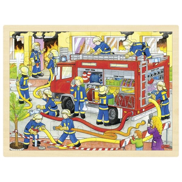 Einlegepuzzle Brandeinsatz