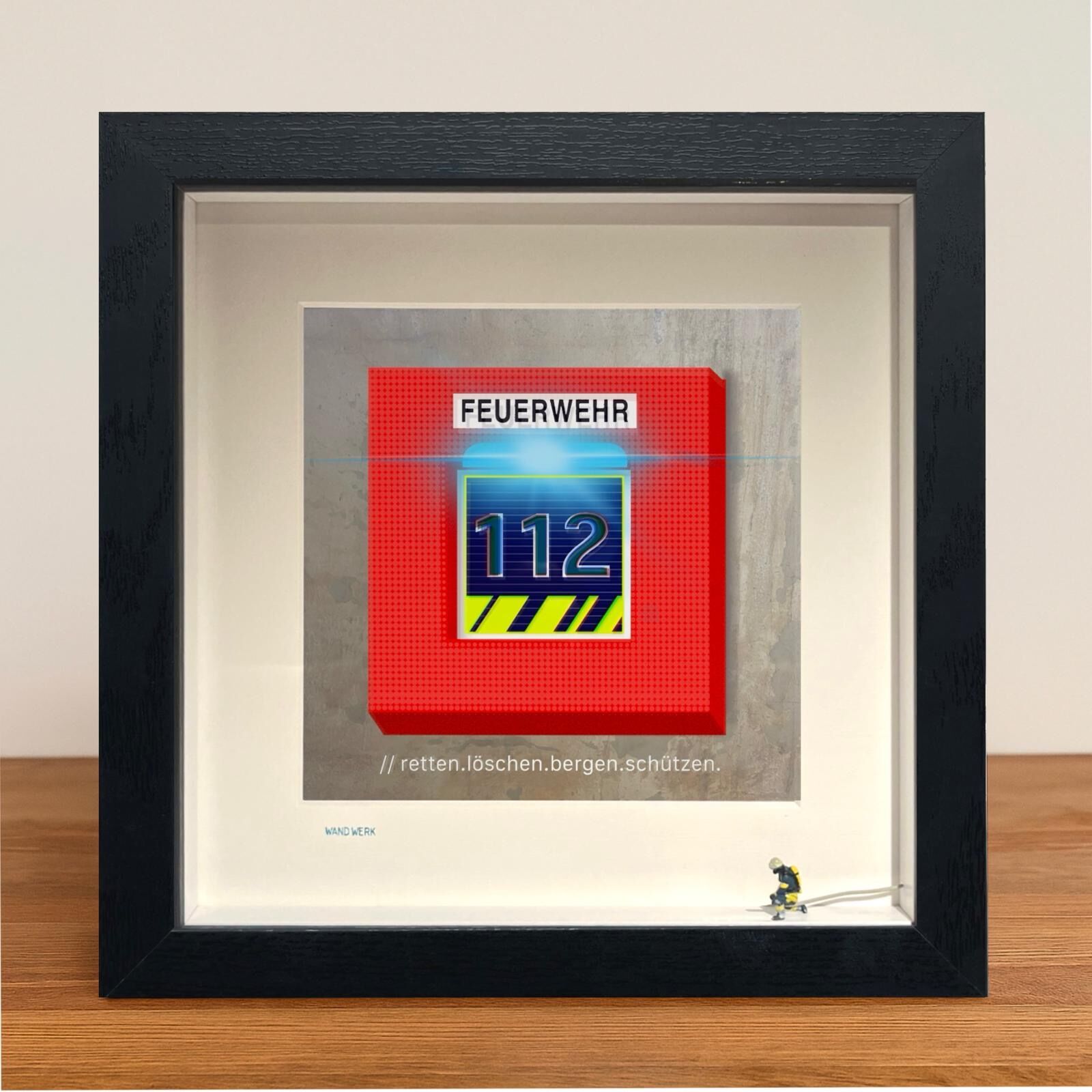 3D Bild Feuerwehr Blaulicht