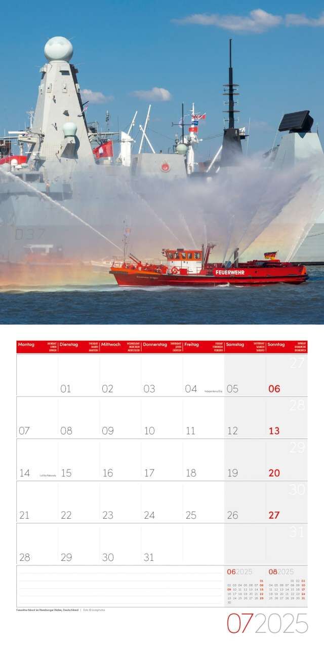 Feuerwehrkalender 2025 Fire Engines Pompiers für nur 7,00 € von Feuerwehrdiscount GmbH & Co. KG