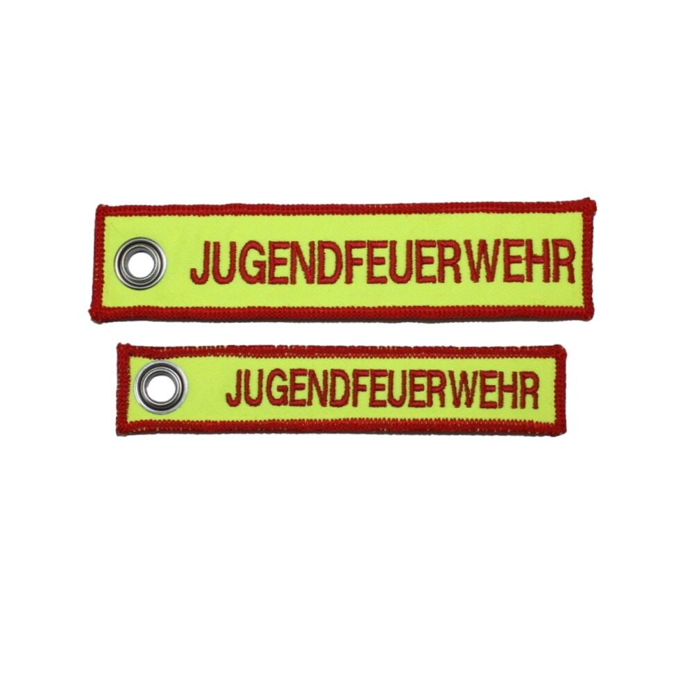 Jugendfeuerwehr Schlüsselanhänger gelb/rot