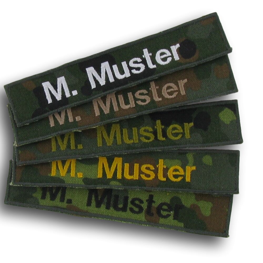 Namenstreifen 12,5 cm Camouflage Namenstreifen 12,5 cm Camouflage