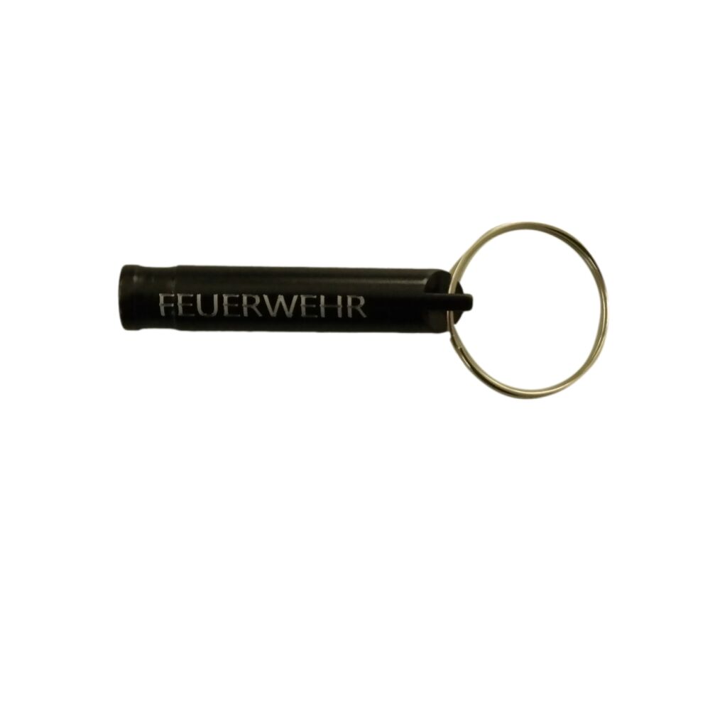Pfeife FEUERWEHR schwarz