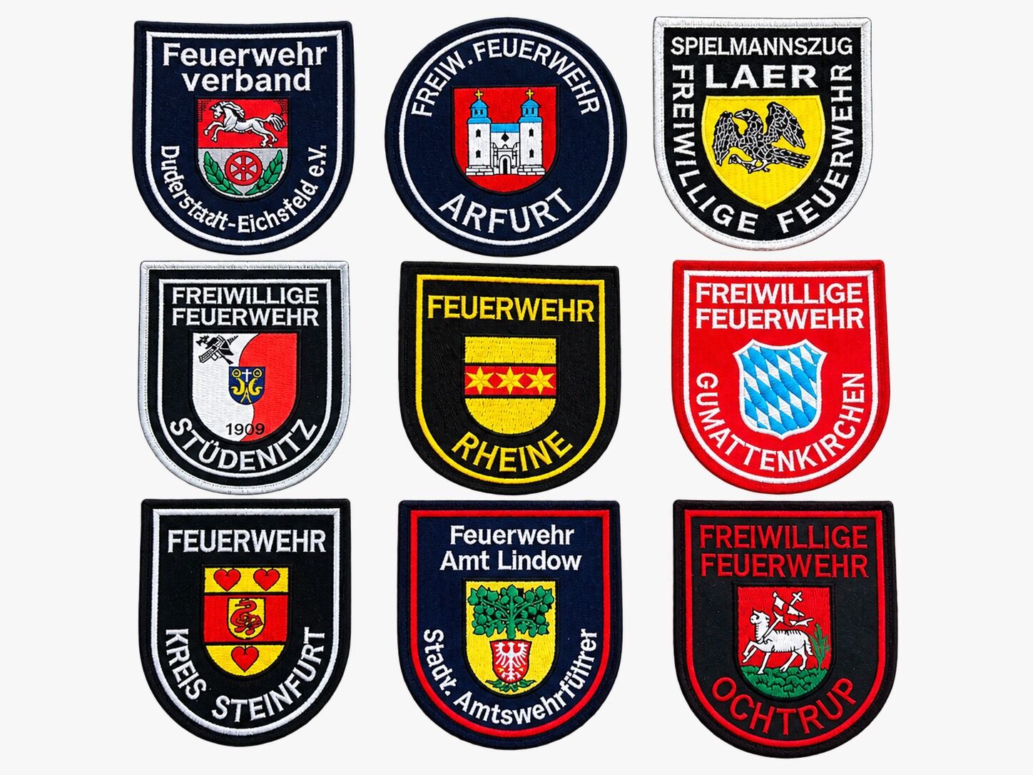 Feuerwehr Ärmelabzeichen gestickt