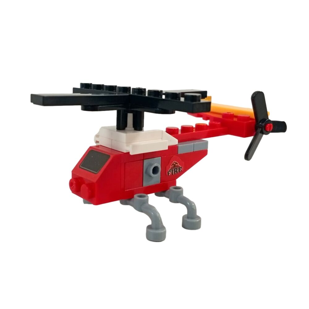 Feuerwehr Bausteine Miniset Hubschrauber