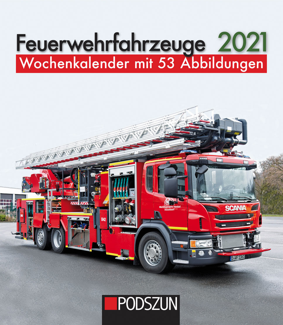 Kalender Feuerwehrfahrzeuge 2021