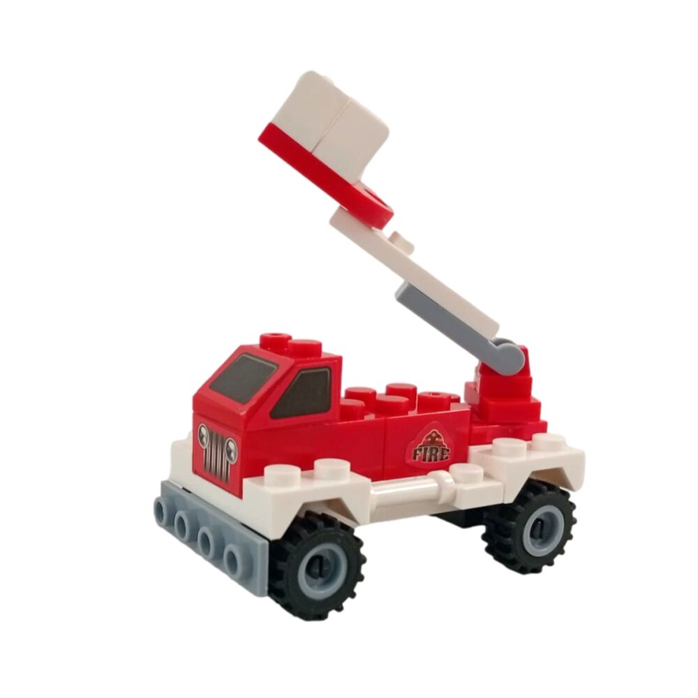 Feuerwehr Bausteine Miniset Drehleiter