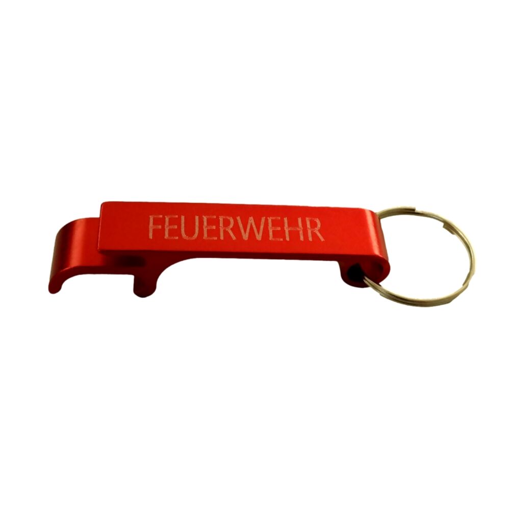 Flaschenöffner Alu FEUERWEHR