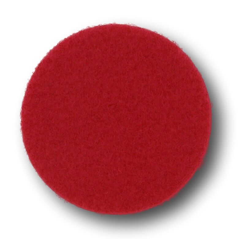 Haftteil für Embleme (Klettgegenstück) rot
