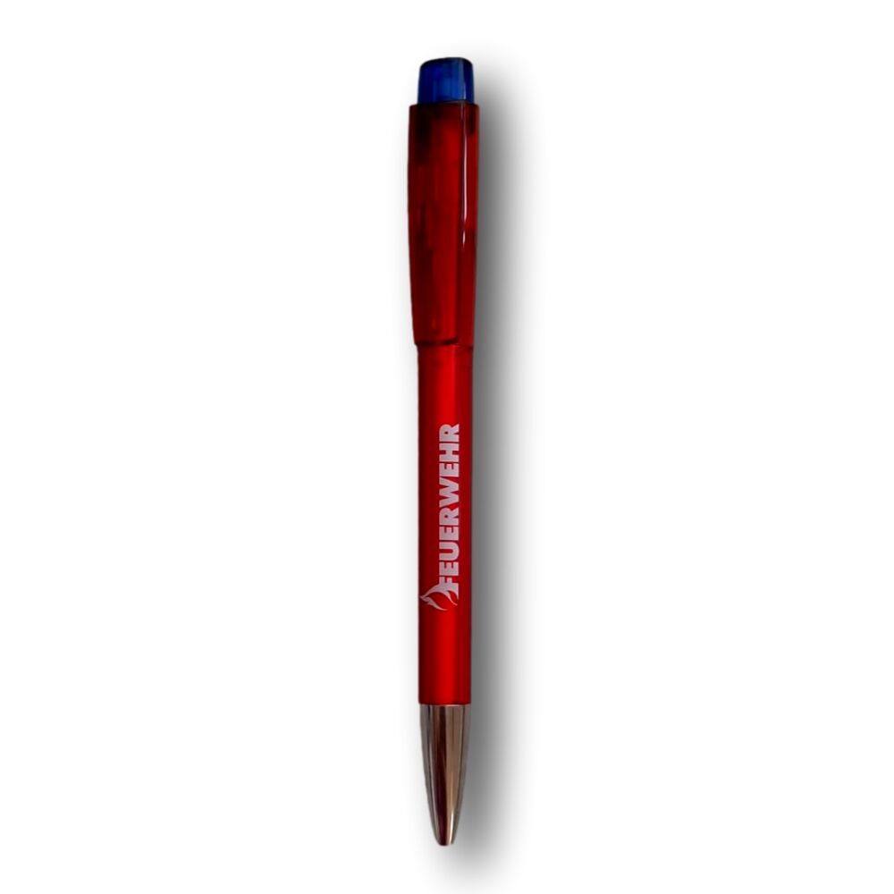 Kugelschreiber rot/blau Aufdruck FEUERWEHR mit USB Stick 