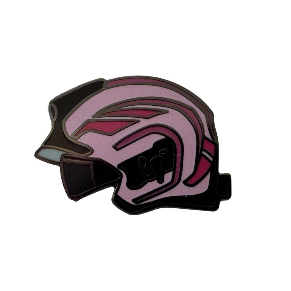 Anstecker pinker Feuerwehrhelm