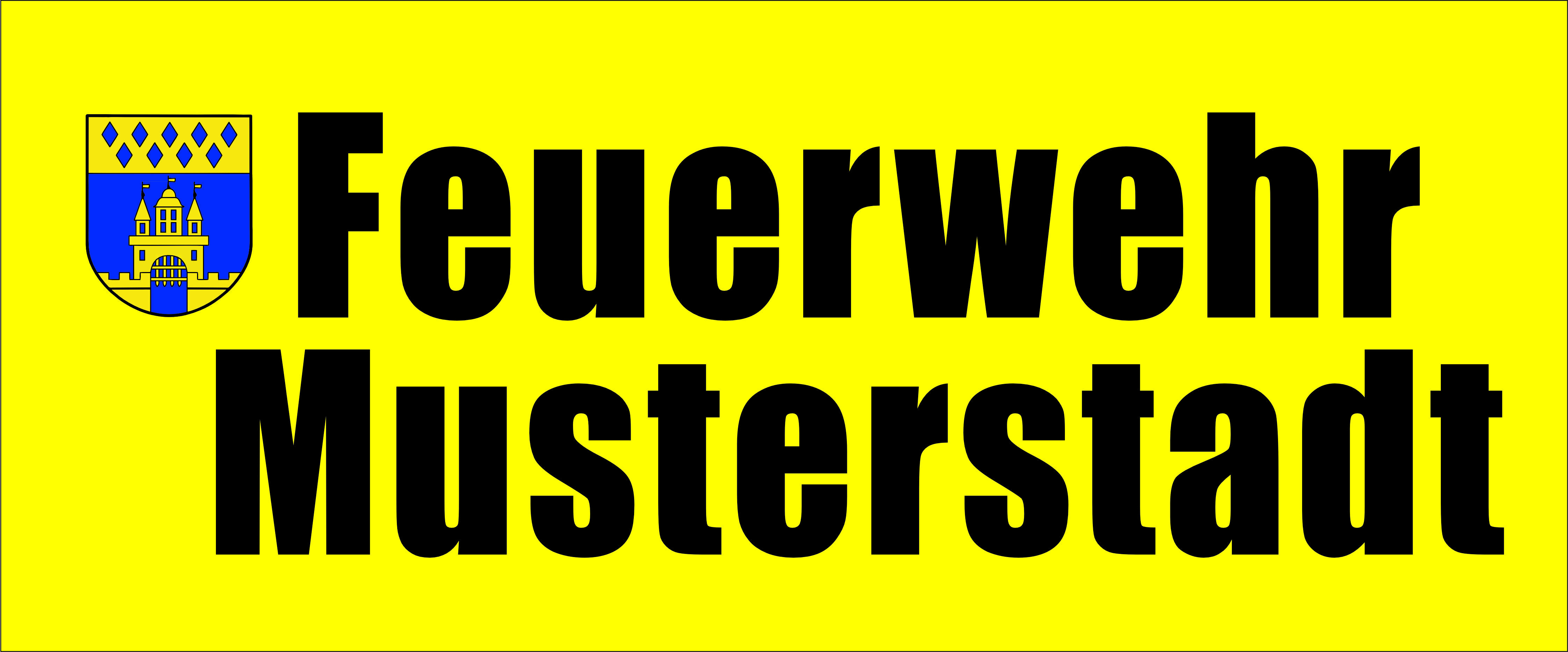 Rückenschild mit einem Wappen 38 x 16 nach Wunsch