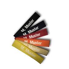 Namenstreifen 14 cm nachleuchtend  Namenstreifen 14 cm nachleuchtend