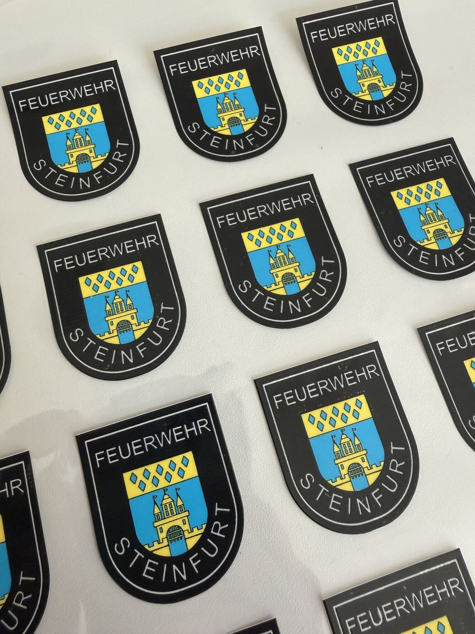 Wappen als UV DTF Aufkleber