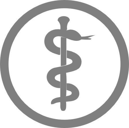 Helmkennzeichnung Äskulap silber weiß