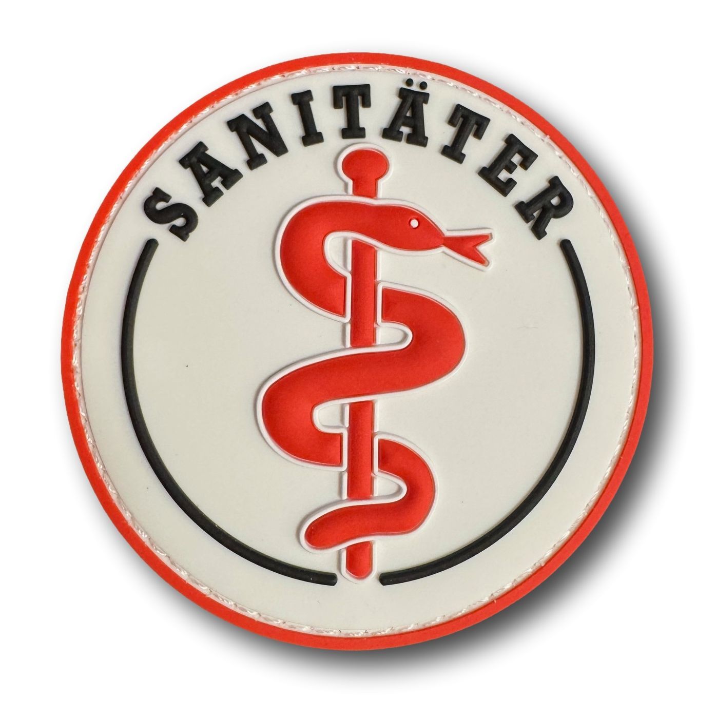Sanitäter-Patch Mit Klett – 75mm Groß, Für Jacke, Uniform Oder Bundeswehr